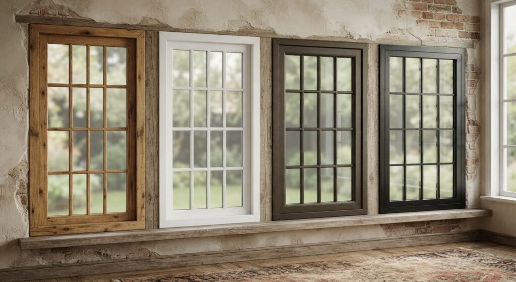 French window frame materials comparison